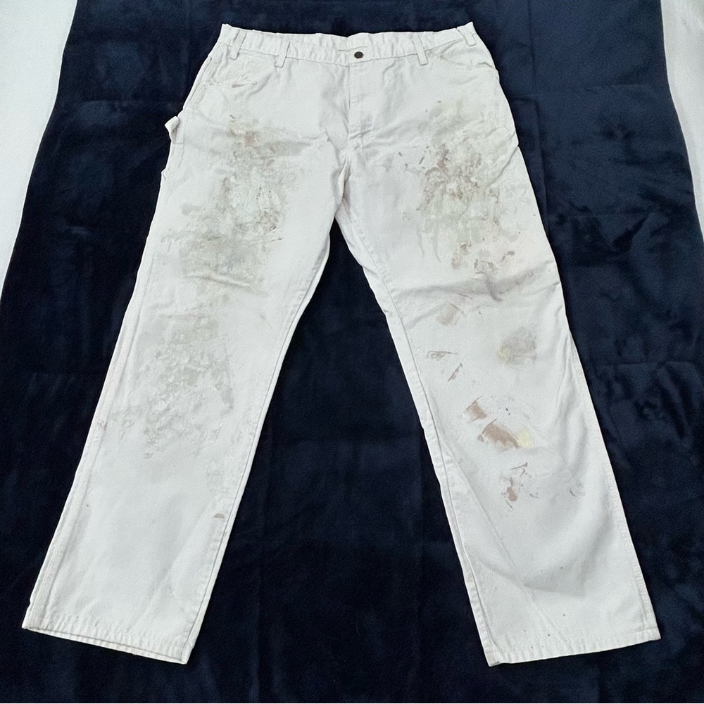 Dickies × Dunn-Edwards White Carpenter Vintage Dickies Dunn Edwards White Carpenter Pants 32x33 Great
